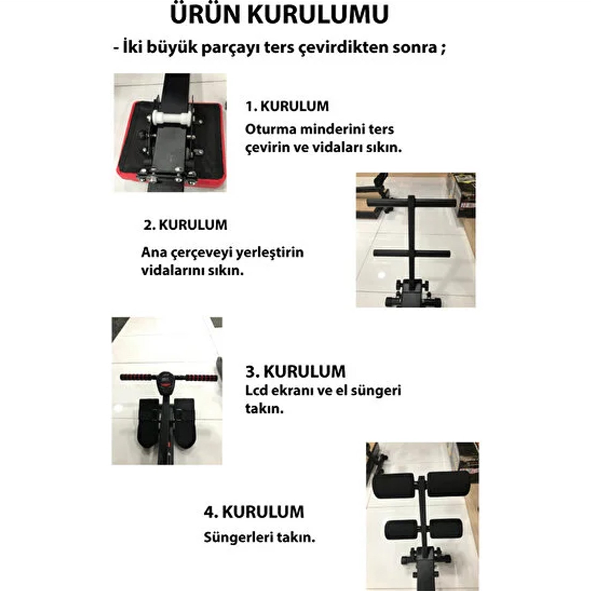 Kochler Row Shaper Kondisyon Küreği - Mekik Aleti - Fitness Aleti -Kondisyon Aleti
