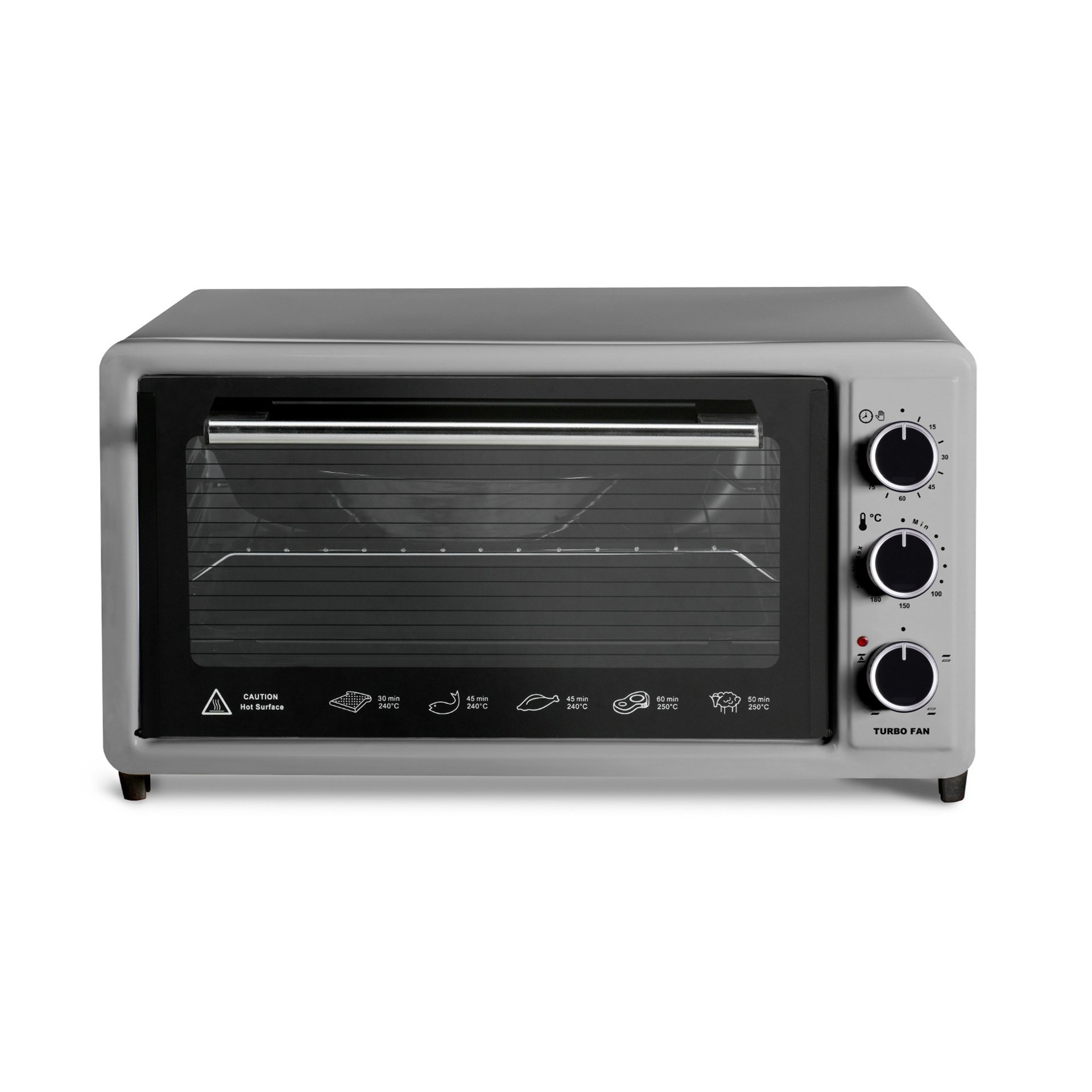Luxell LX-3525 42 lt Mini Fırın Gri