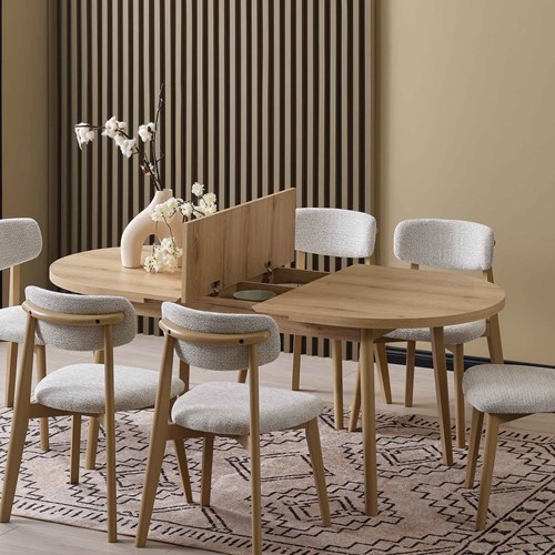 MT6315 Oval Kelebek Masa Takımı 24 Ay Taksitle | Evkur
