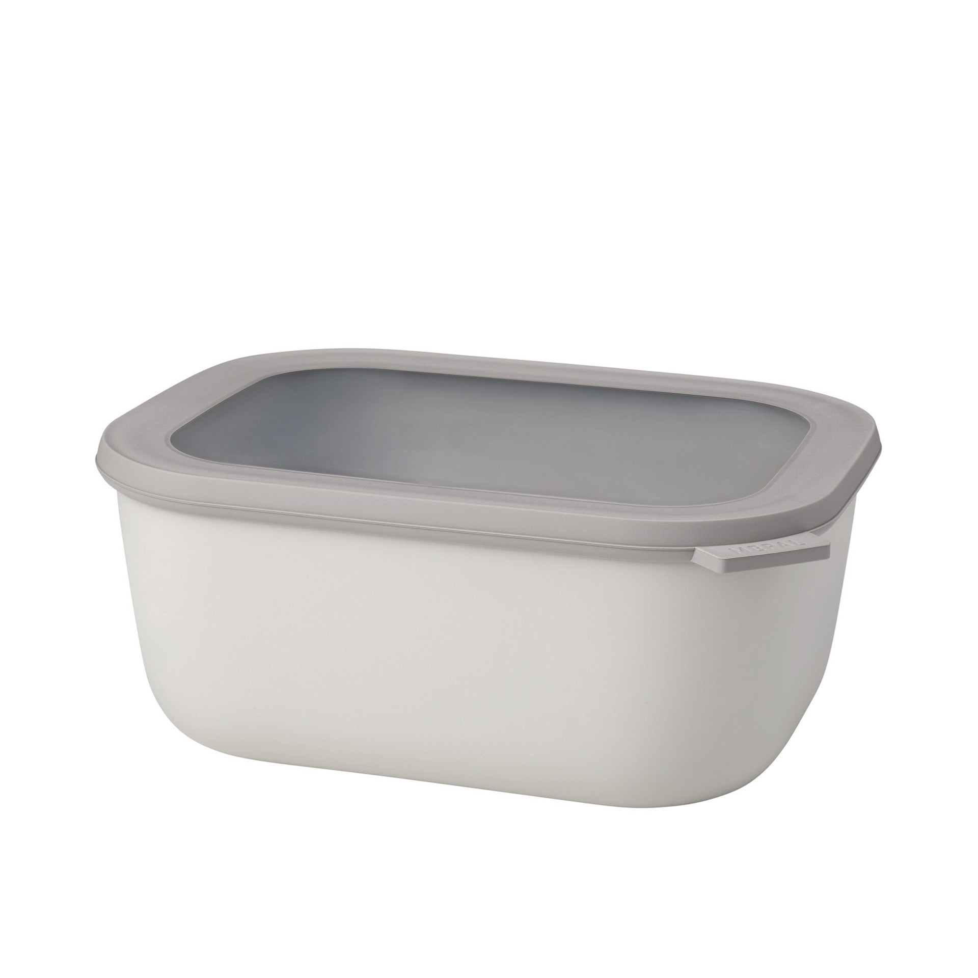 Mepal Multi Bowl Cirqula Dikdörtgen Saklama Kabı 3000 ml Nordic White