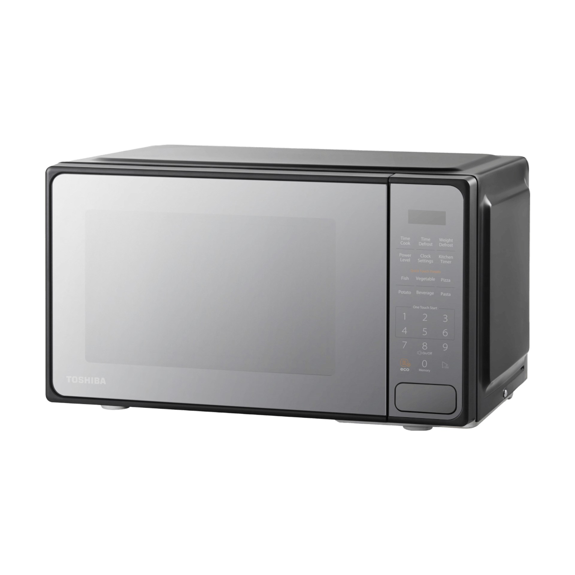 Toshiba 20 lt 800 W aynalı Mikrodalga Fırın Siyah