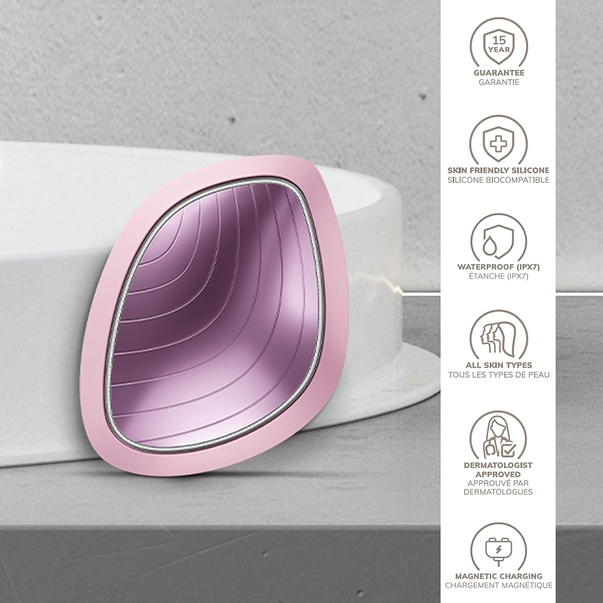 Geske Sonic Sıcak Ve Soğuk Maske 9u 1 Arada Pembe