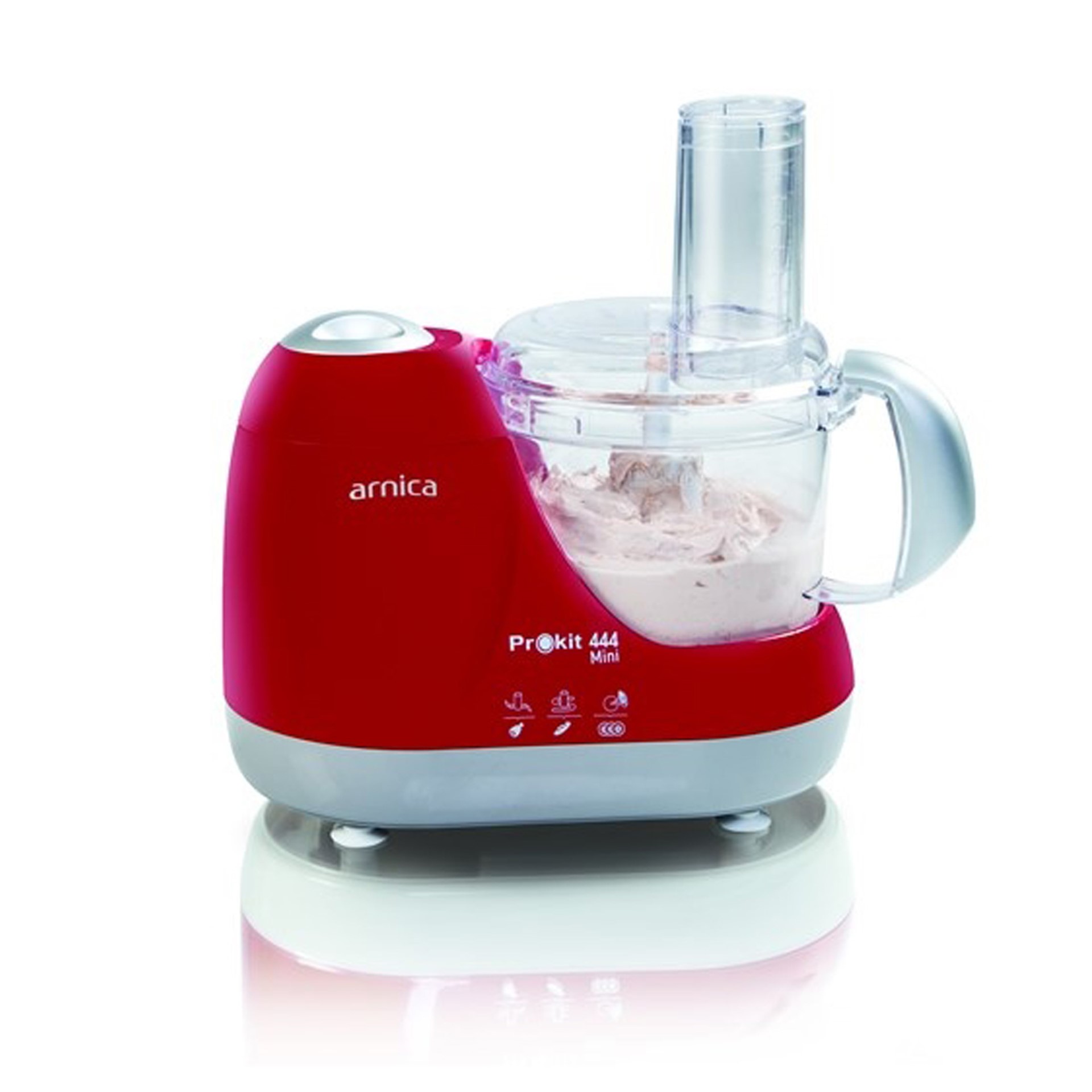 Arnica GH21032 Prokit 444 Mini Mutfak Robotu Kırmızı (Teşhir Ürünü)