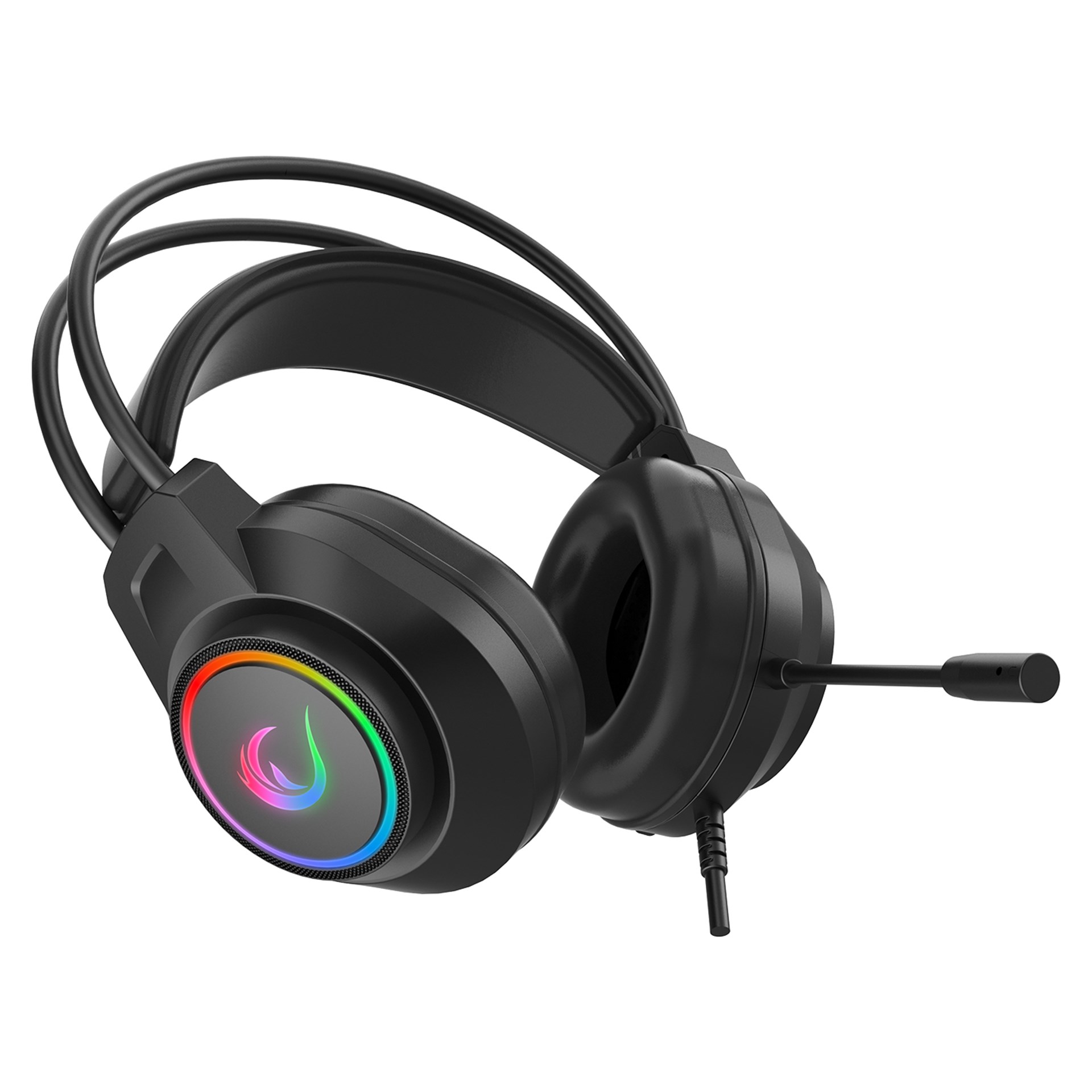 Rampage RM-K55 Kipchak Siyah RGB LED 7.1 Gaming Mikrofonlu Kulaklık