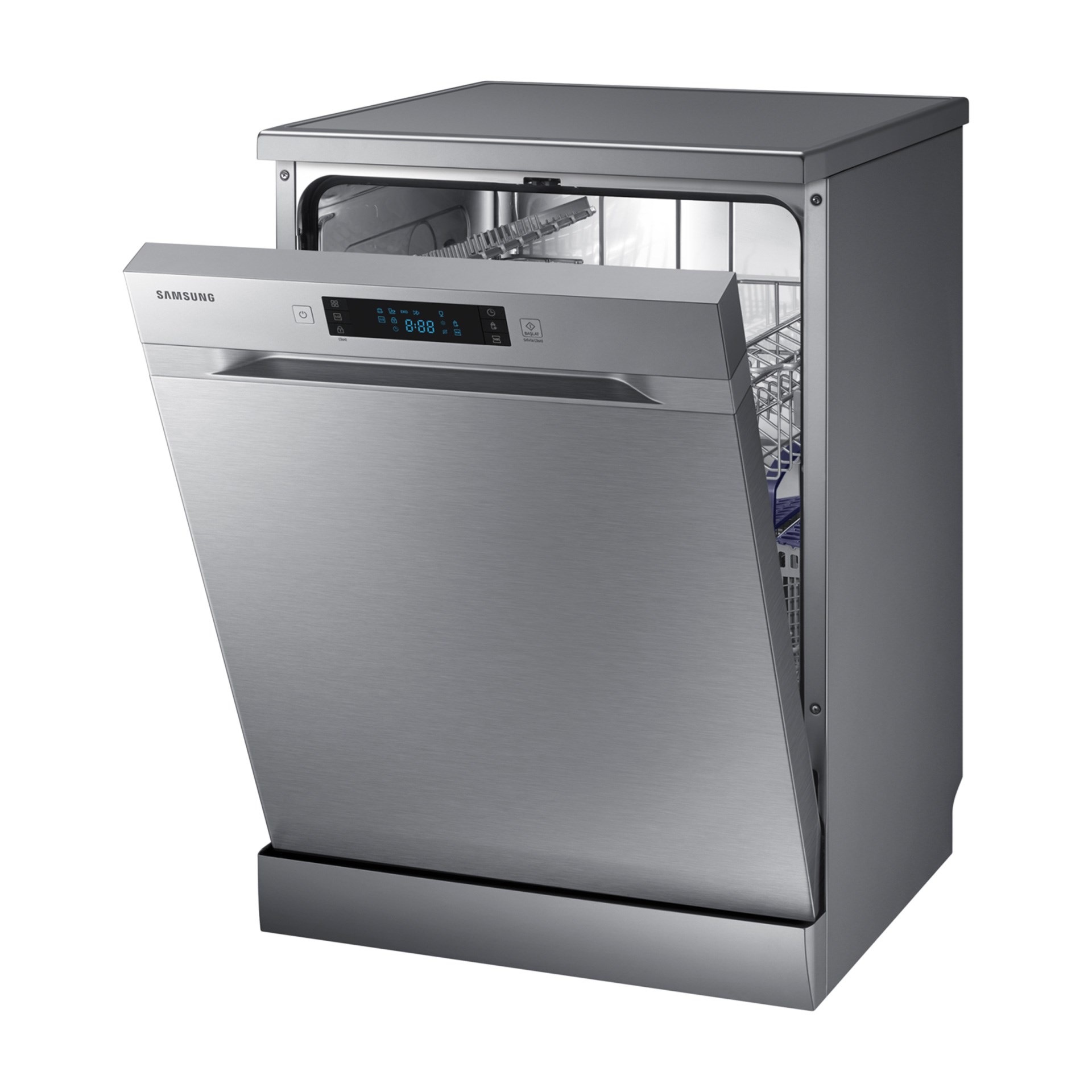 Samsung DW60DG550FSRTR D Sınıfı 5 Programlı Bulaşık Makinesi Gümüş