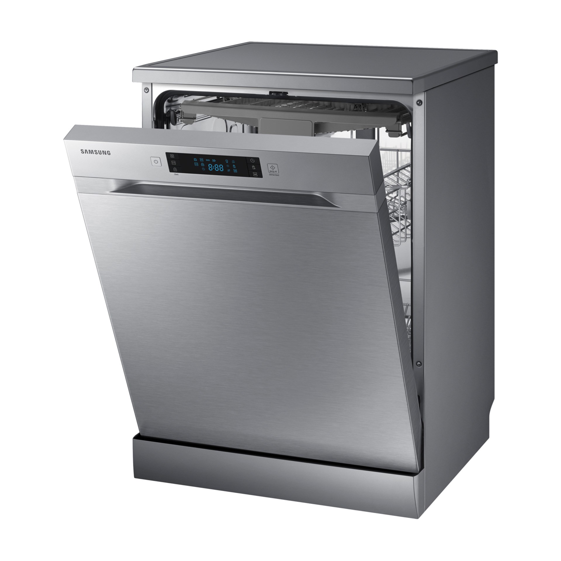 Samsung DW60DG560FSRTR D Sınıfı 6 Programlı Bulaşık Makinesi Gümüş