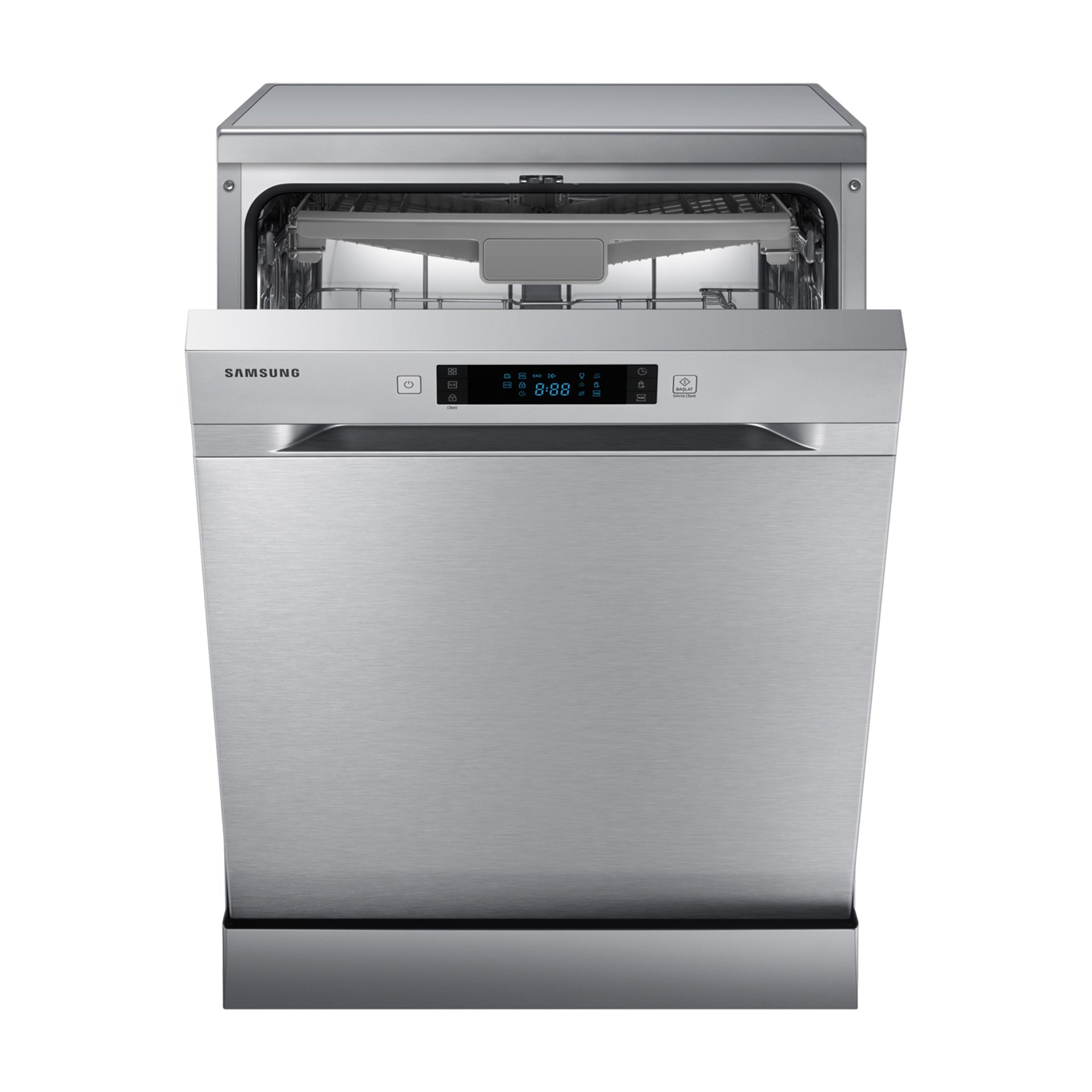 Samsung DW60DG560FSRTR D Sınıfı 6 Programlı Bulaşık Makinesi Gümüş