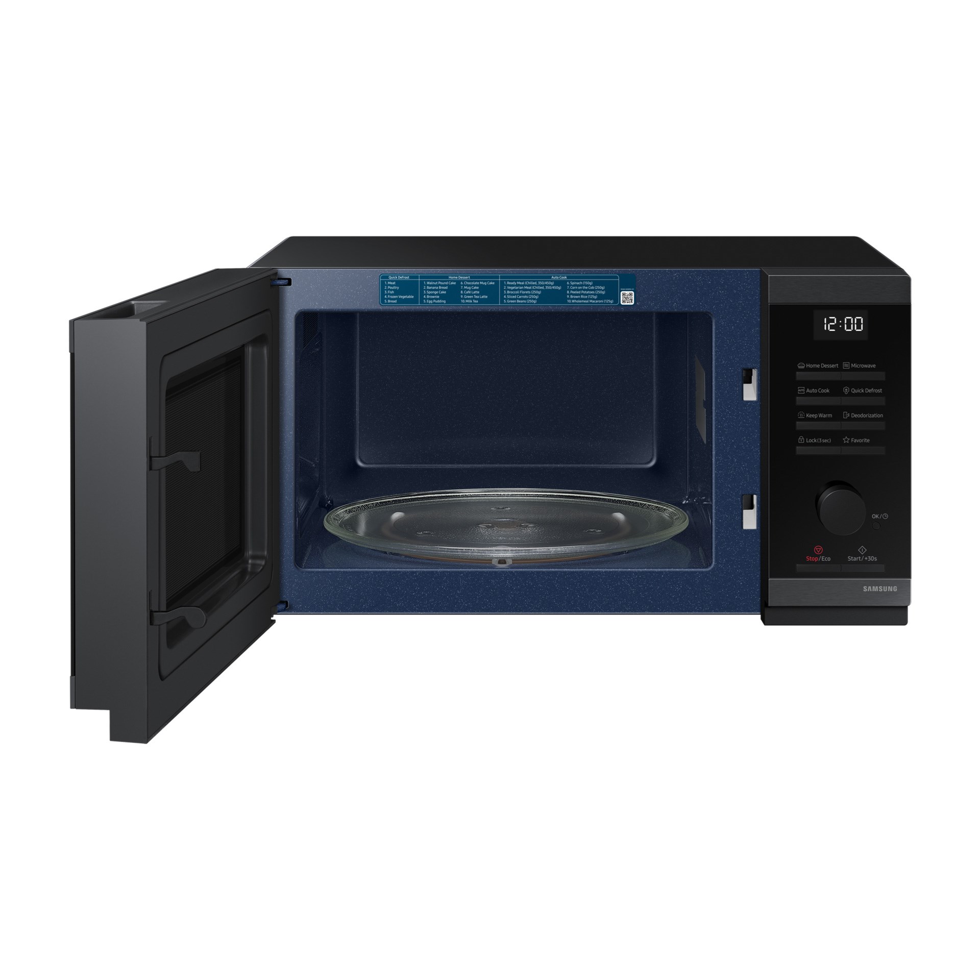 Samsung MS23DG4504AGTR 23 lt Mikrodalga Fırın Siyah