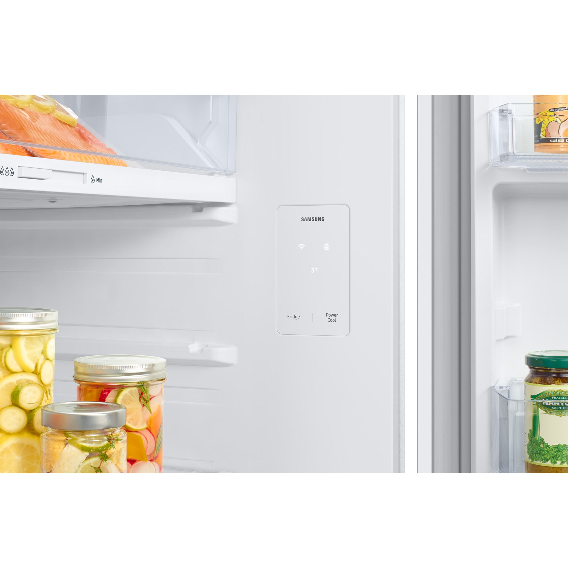Samsung RT47CG6636WWTR 465 lt E Sınıfı Üstten Donduruculu Wi-Fi No-Frost Buzdolabı Beyaz