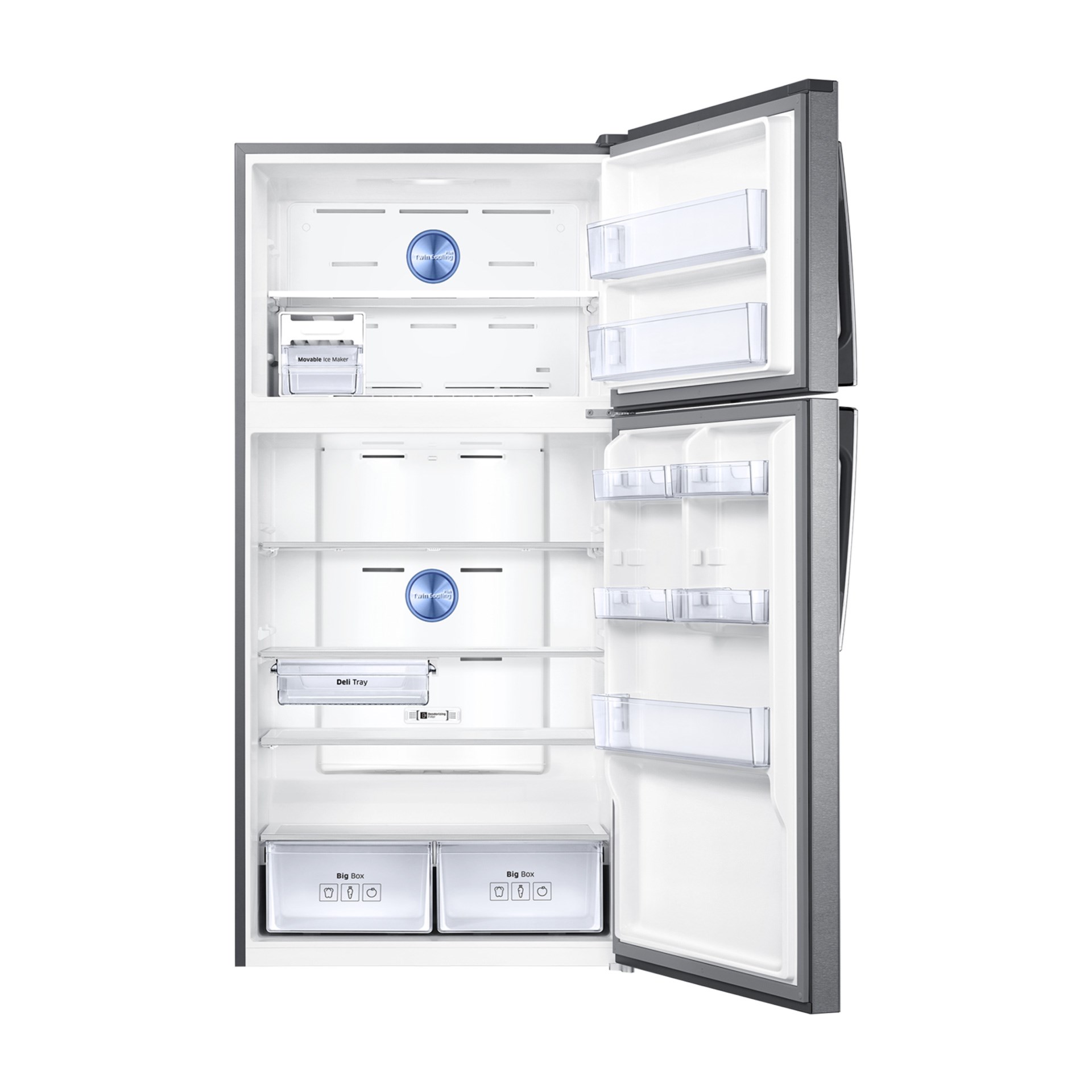 Samsung RT58K704RSL/TR 588 lt E Sınıfı Wi-Fi Twin Cooling Üstten Donduruculu Buzdolabı Gümüş