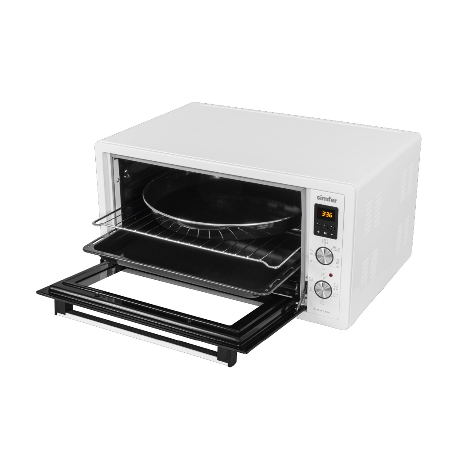 Simfer 4558 45 Lt Turbo Dijital Fırın Beyaz