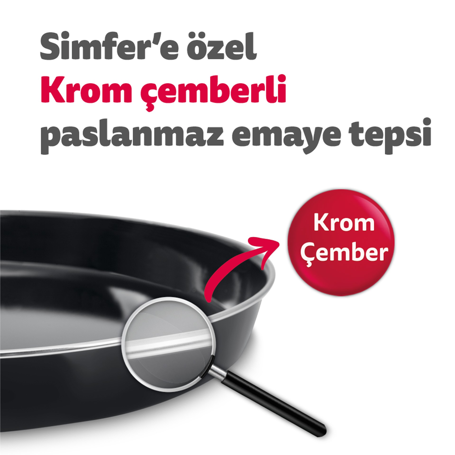 Simfer 4558 45 Lt Turbo Dijital Fırın Beyaz