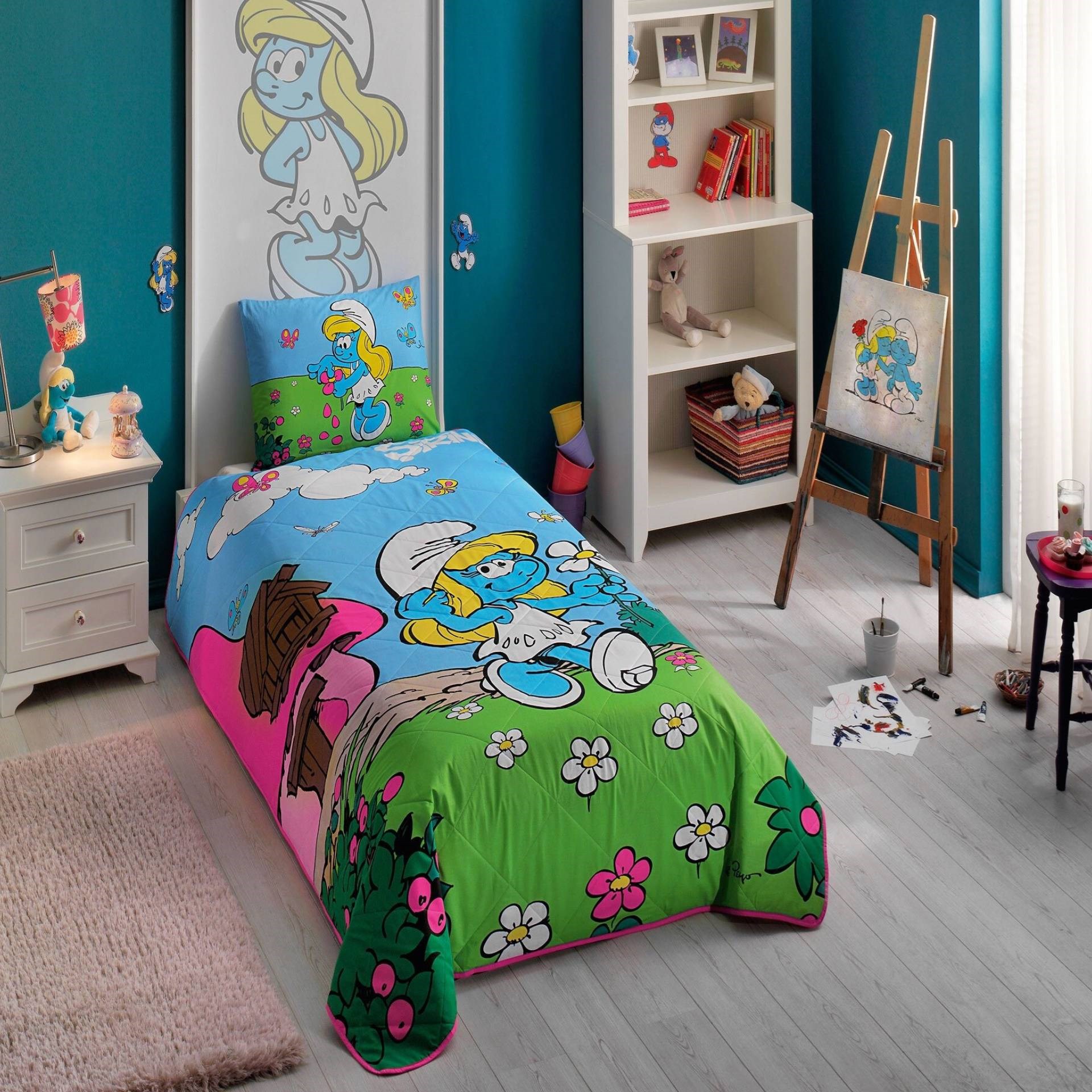 Taç Lisanslı Şirine İn Village Tek Kişilik Yatak Örtüsü 60109096