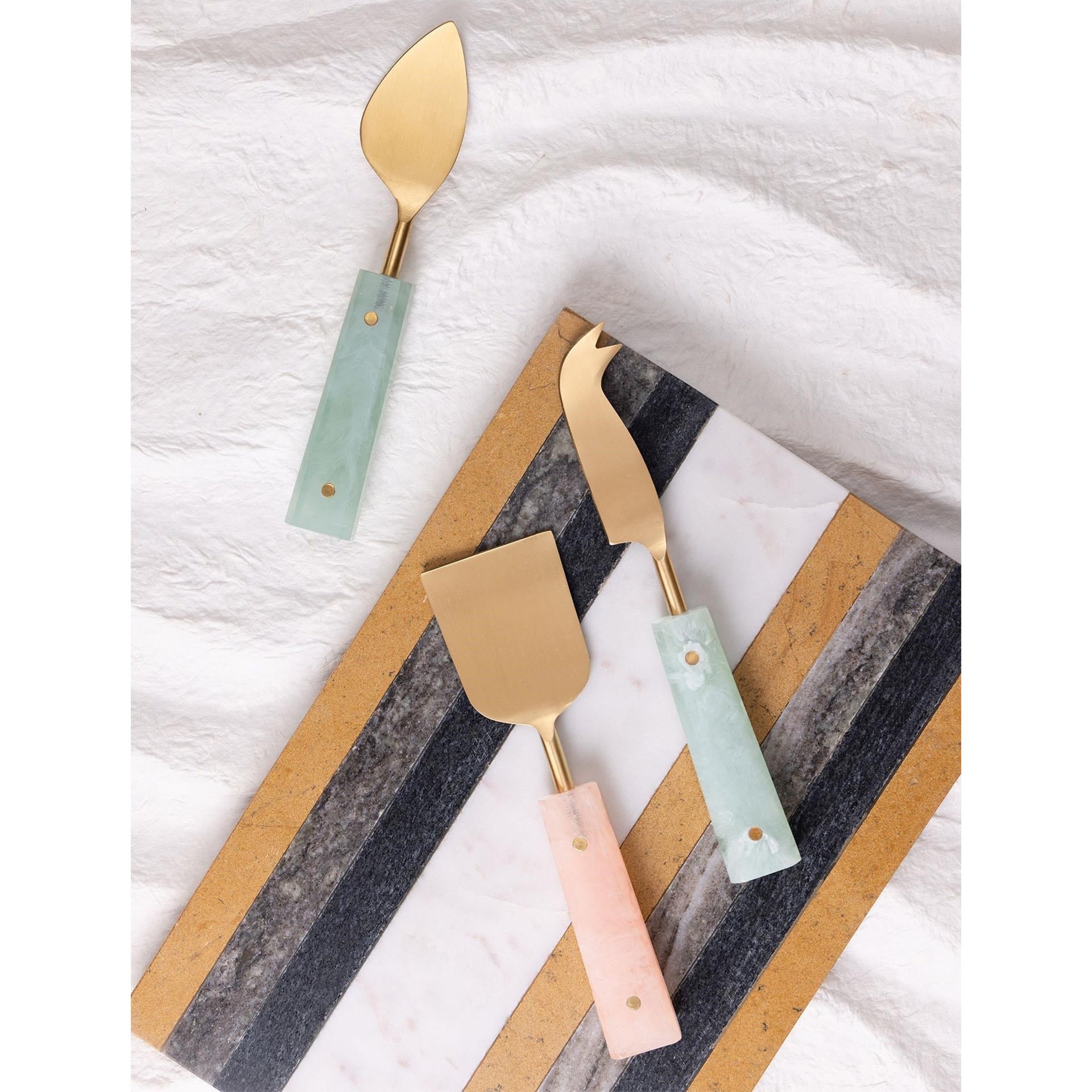 The Mia Duo 3 Parça Peynir Servis Takımı