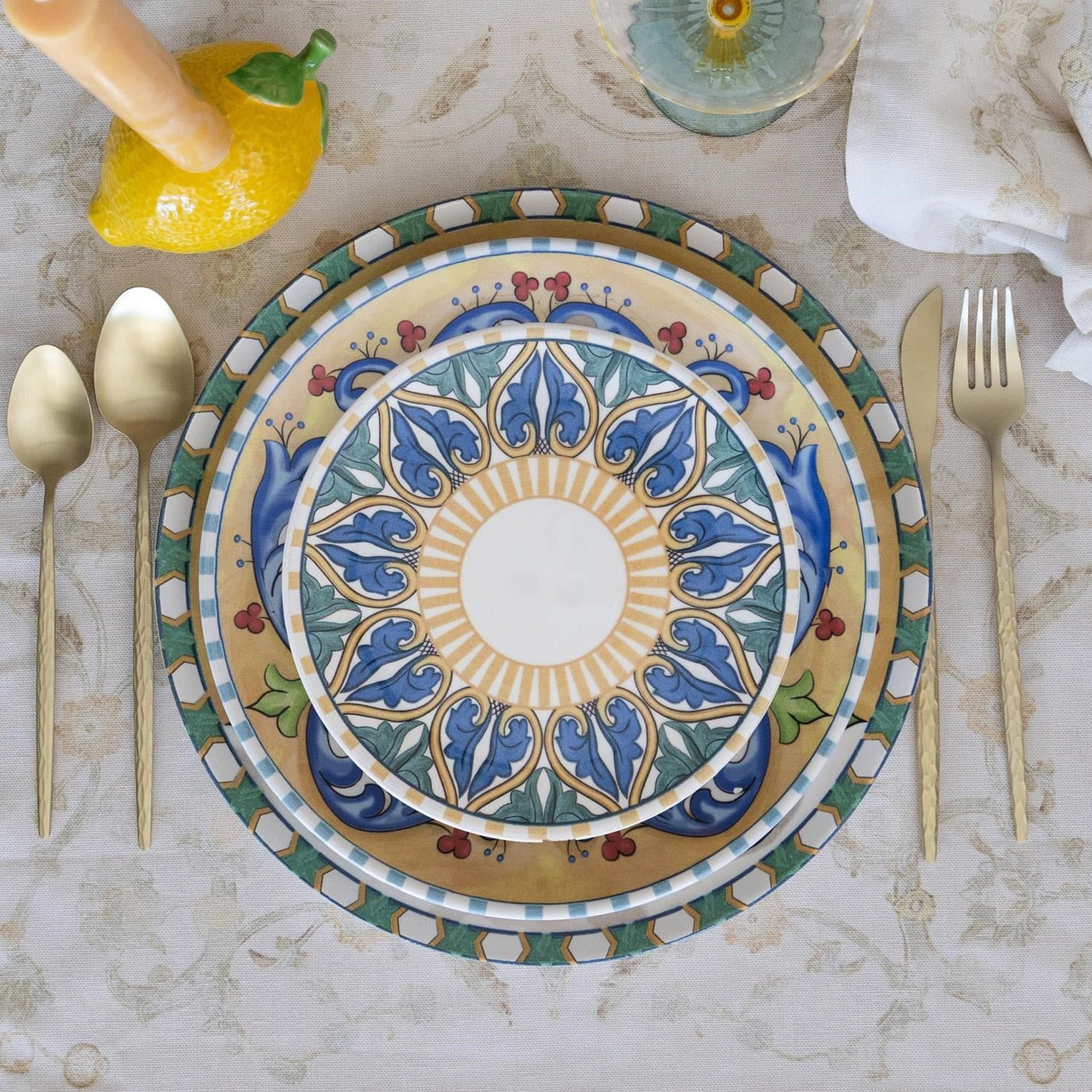 The Mia Limoncello Pasta Tabağı Seti