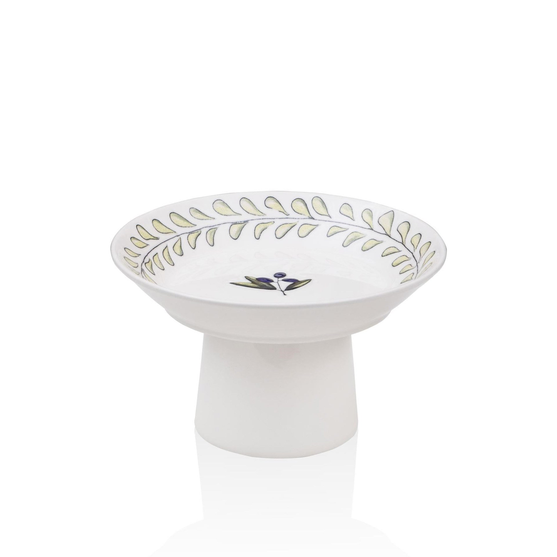 The Mia Olivos 20 cm Ayaklı Servis Tabağı