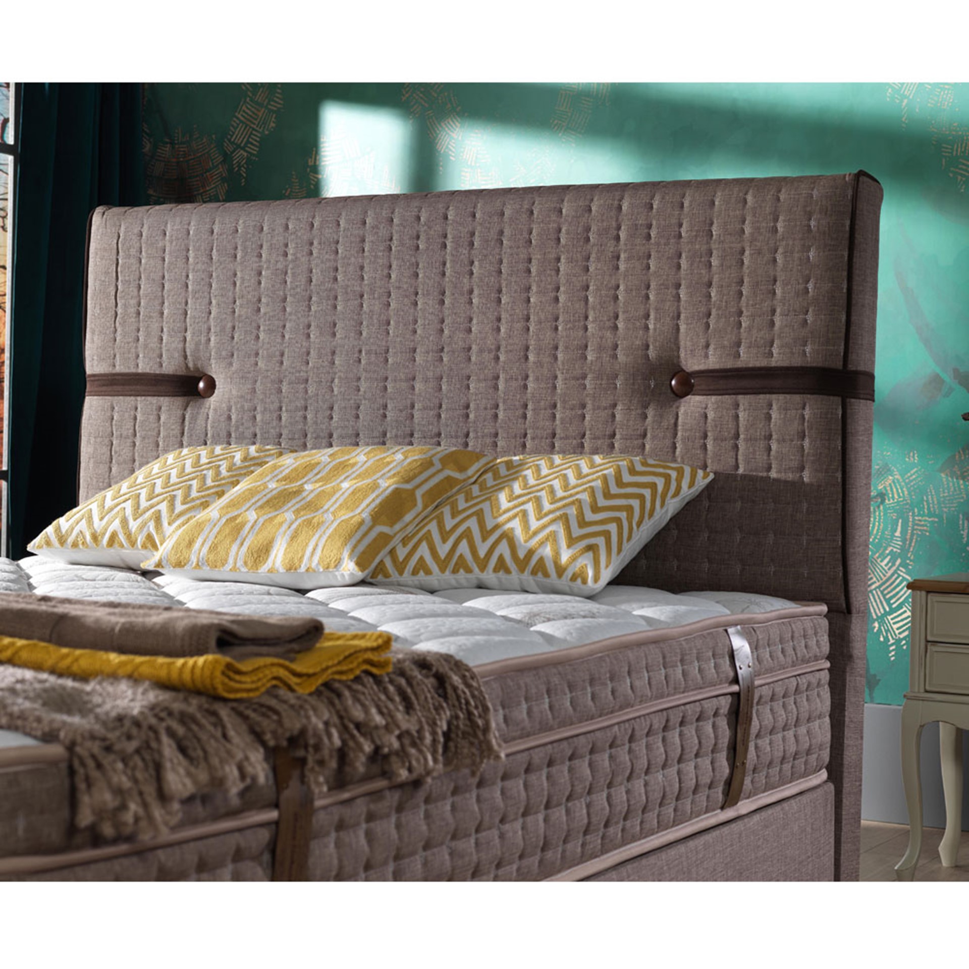 Excellence Trio 180x200 Set Baza Başlık Yatak, taksitle