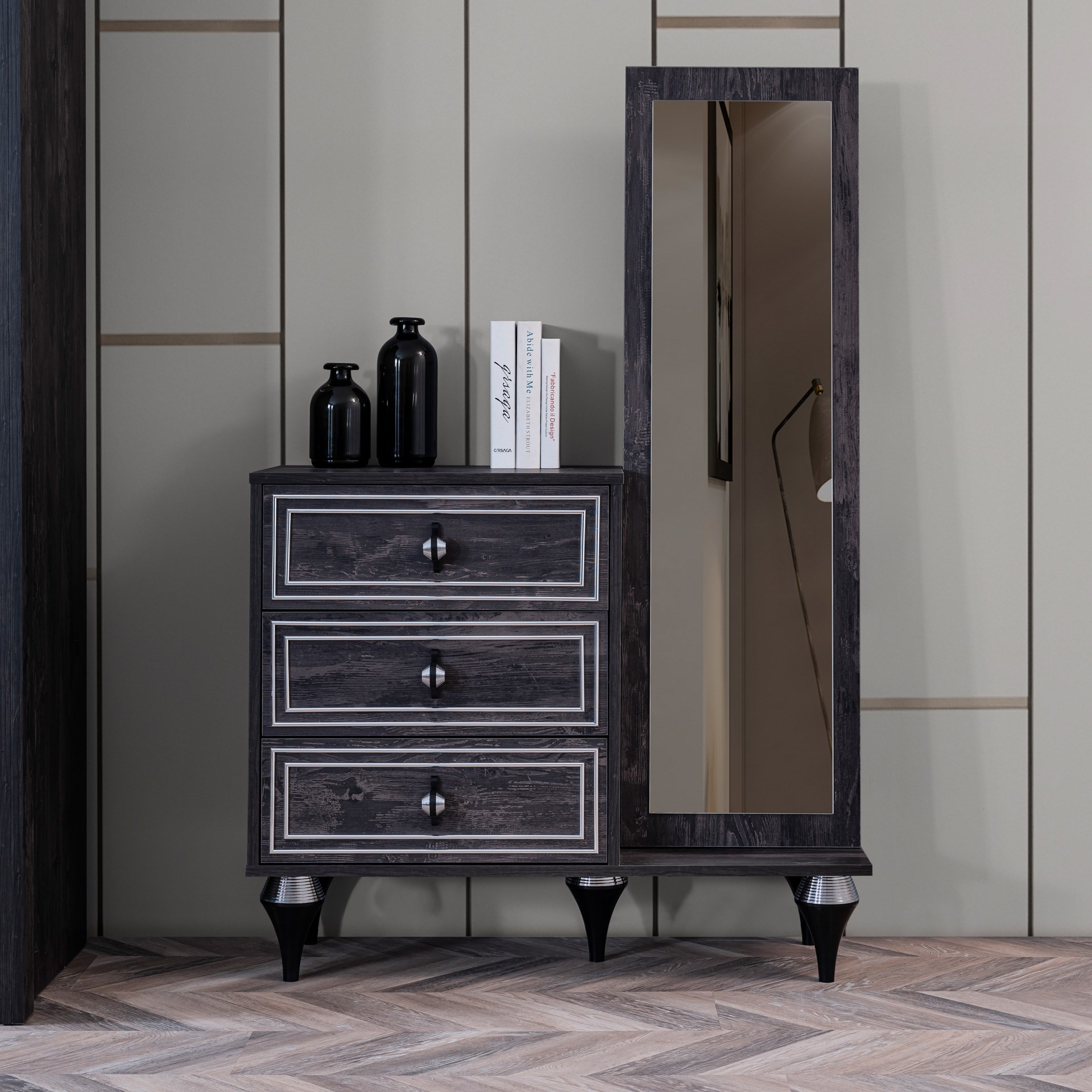 Vista Yatak Odası Takımı Antrasit Özellikleri ve Fiyatı.