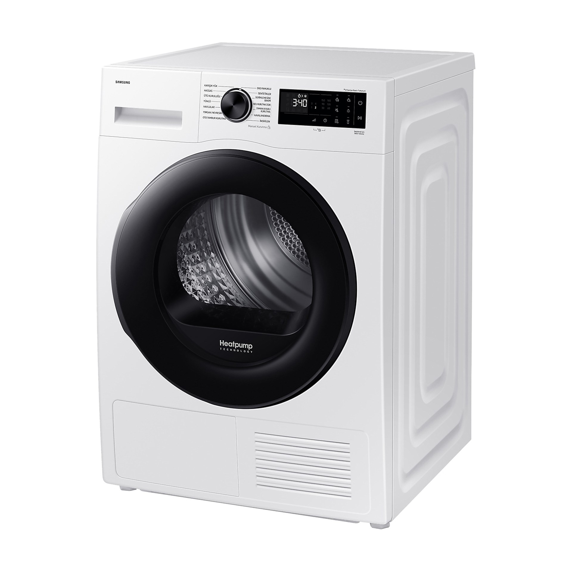 Samsung DV10DG54A0AEAH 10 Kg C Sınıfı Çamaşır Kurutma Makinesi Beyaz