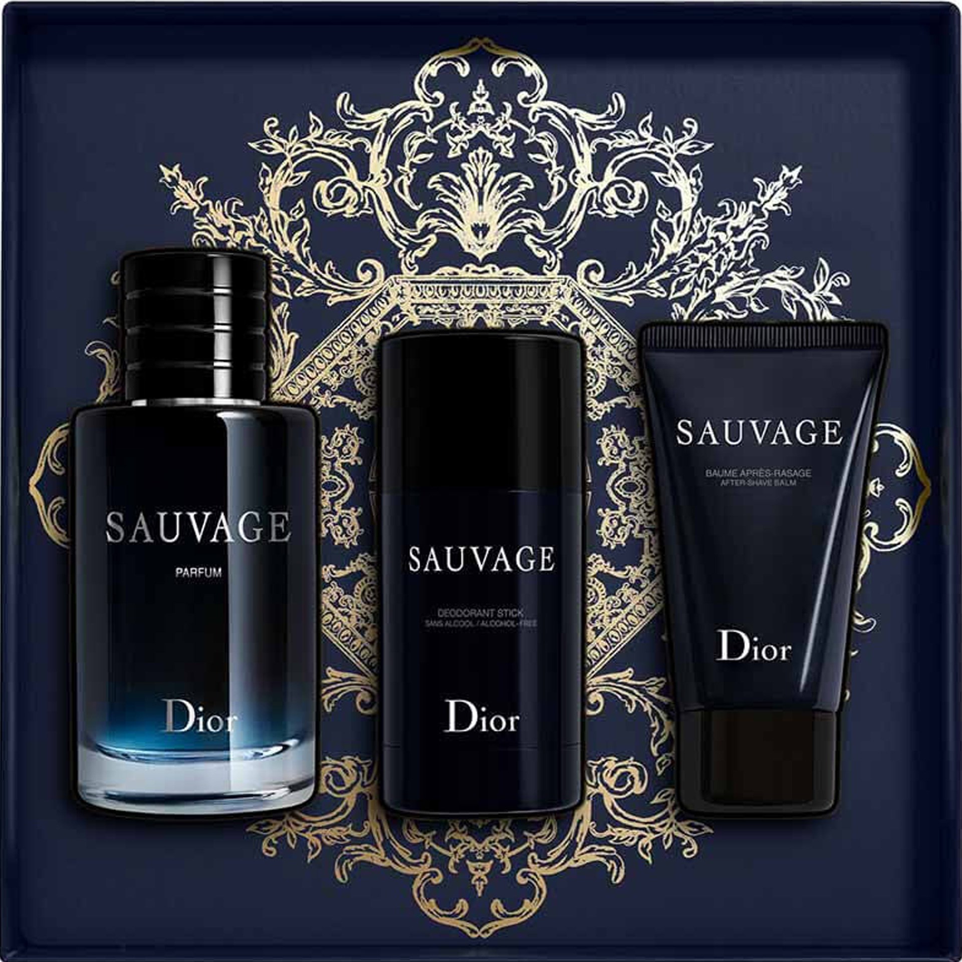 C.Dior Sauvage Parfum 100 ml Erkek Parfüm Set