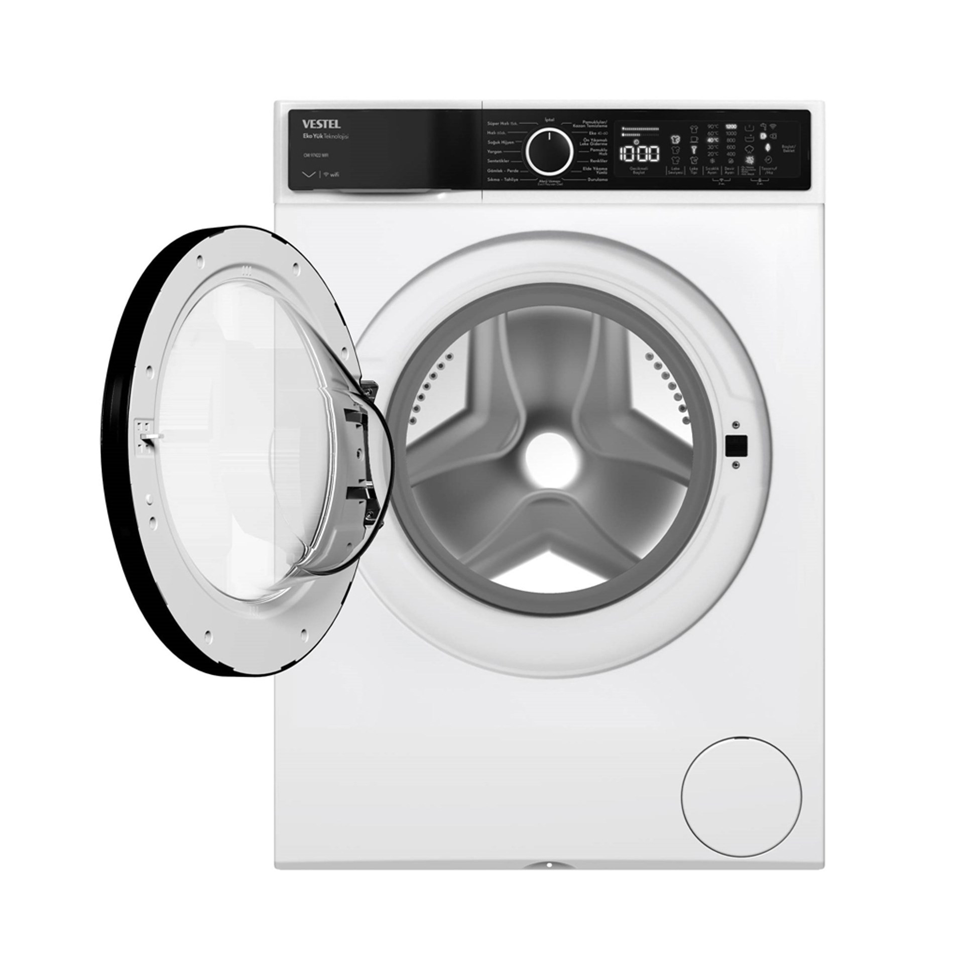 Vestel CMI 97422 A Sınıfı 9 kg 1200 Devir Çamaşır Makinesi Beyaz