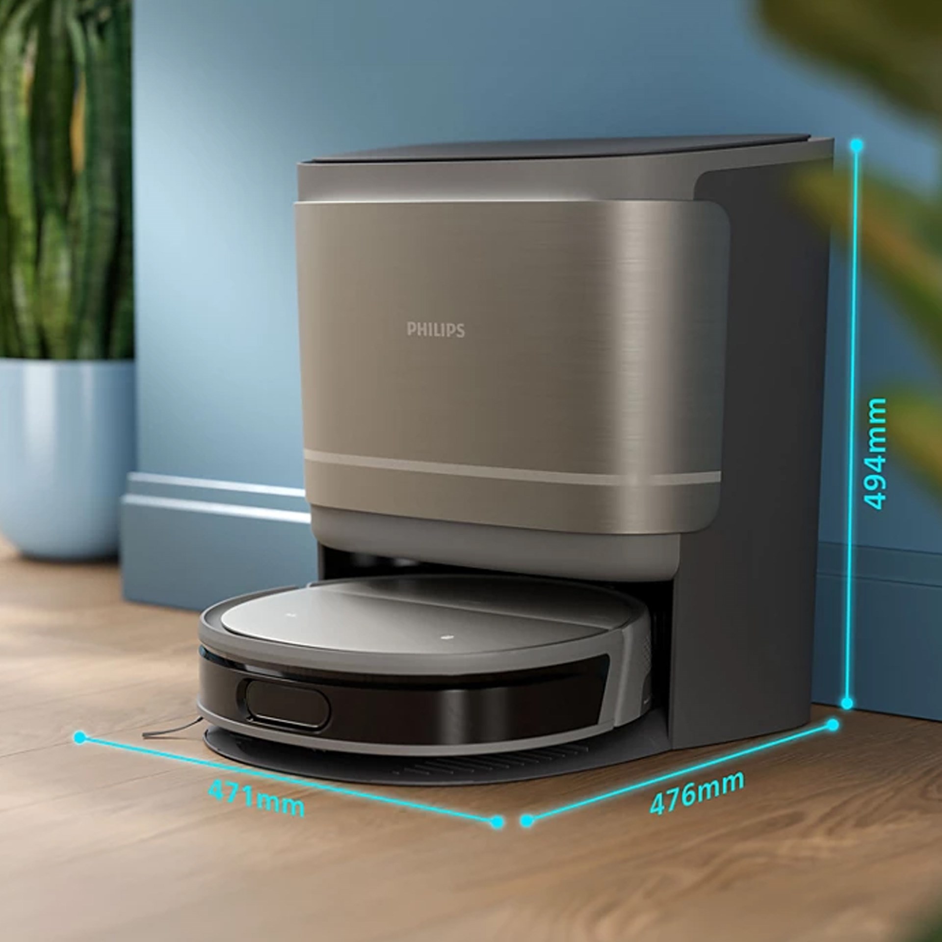 Philips XU9100/10 HomeRun 9000 Serisi Islak Temizlik Yapabilen Robot Süpürge
