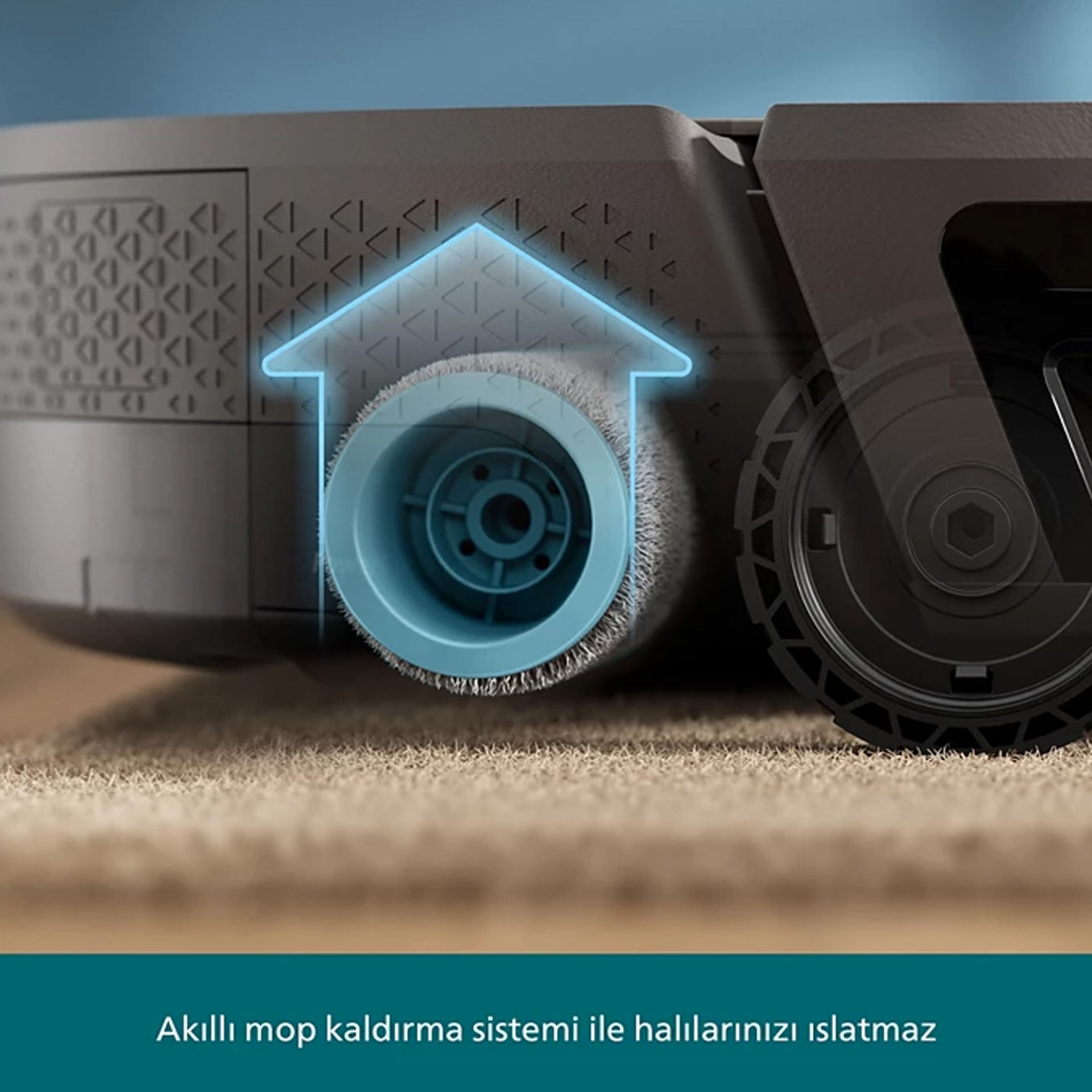 Philips XU9100/10 HomeRun 9000 Serisi Islak Temizlik Yapabilen Robot Süpürge