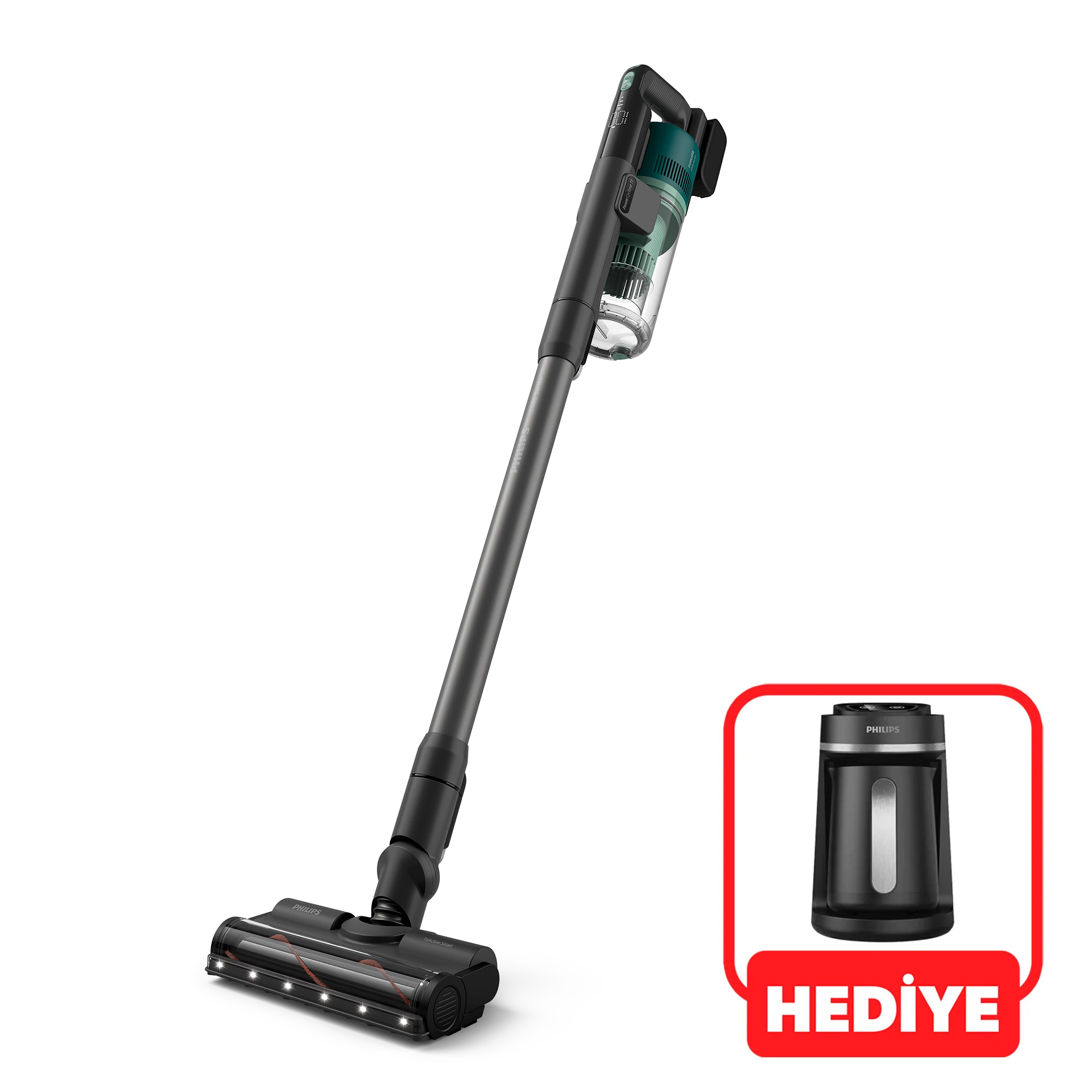 ◆h◆ Philips XC6456/10 Süpürge ve Kahve Makinesi Seti | Evkur