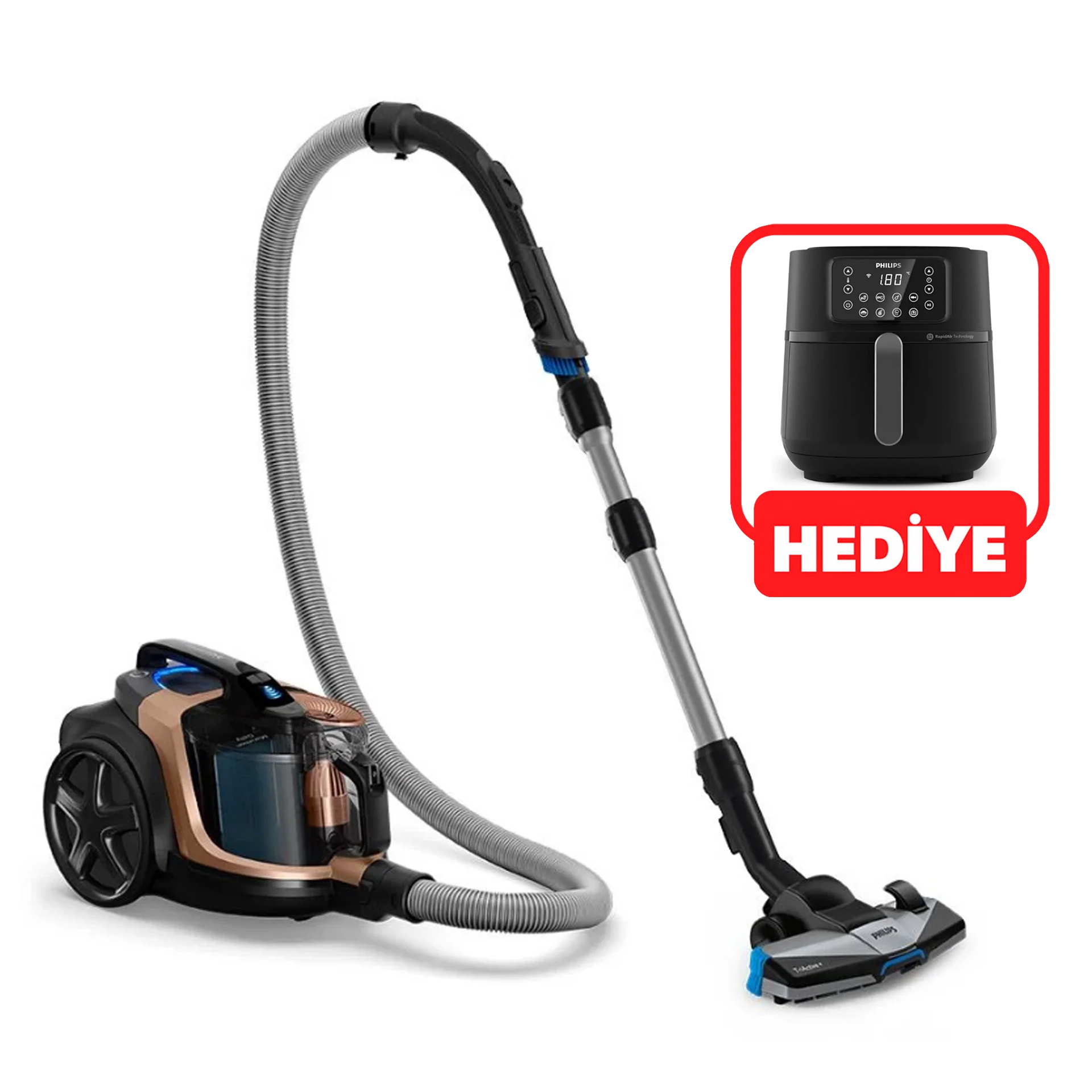 Philips XB7151/07-HD9285/96 Torbasız Marathon Süpürge- 5000 Serisi