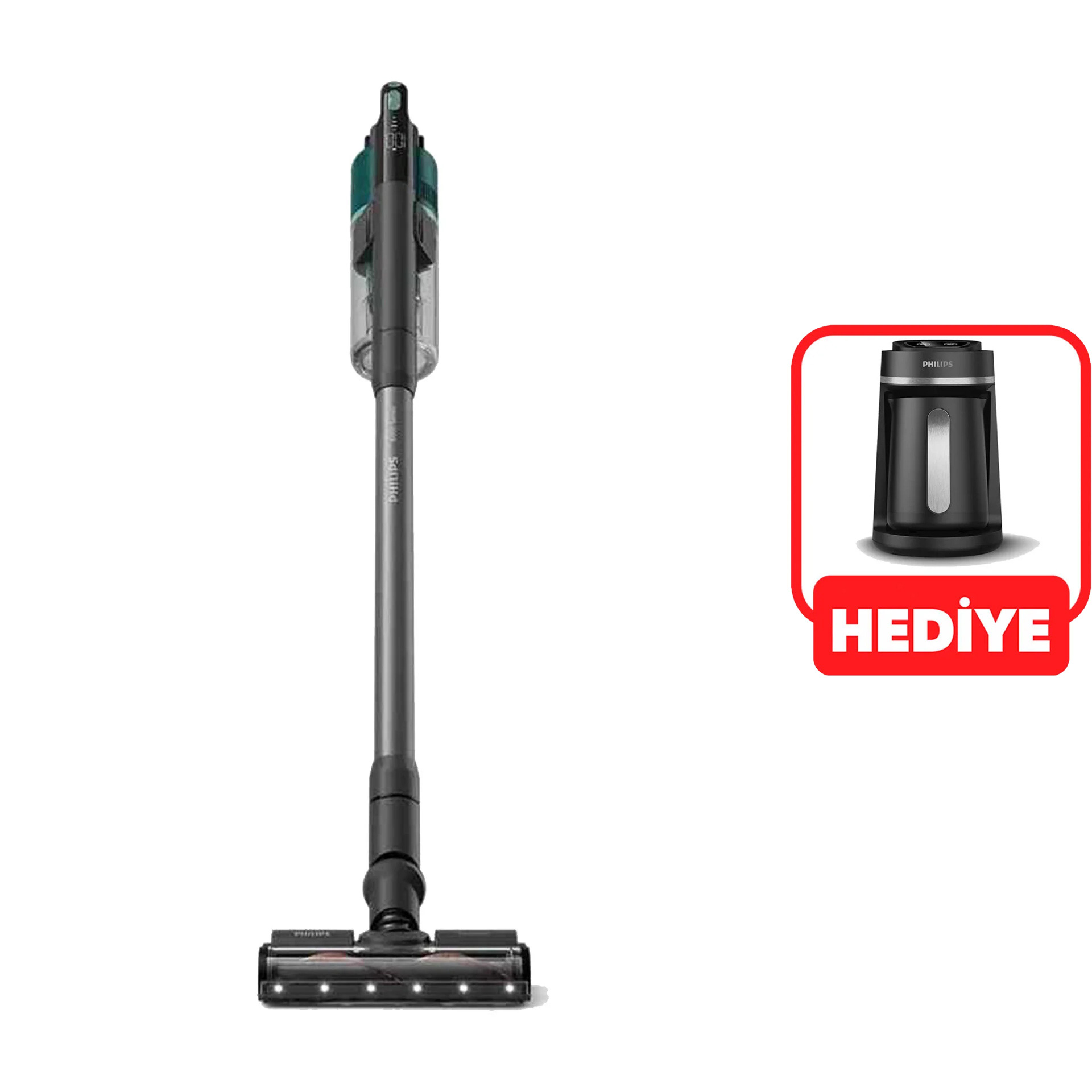 Philips XC6557 Süpürge ve Kahve Makinesi Seti | Evkur